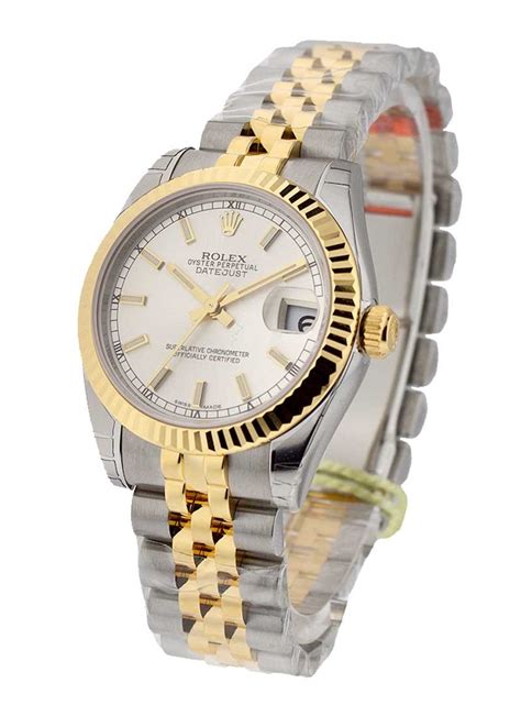 rolex lady datejust 31mm fluted bezel jubilee bracelet|31mm Rolex on wrist.